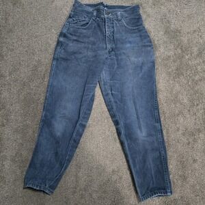 Vintage BIG TOM High-Waisted Tapered Jeans Size XL (28-30") 100% Cotton Made in‎